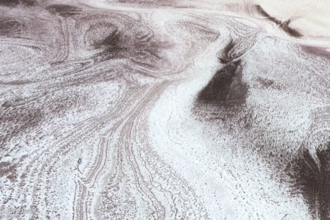 Capturan “nevadas” de hielo seco en el polo sur de Marte. Foto: 