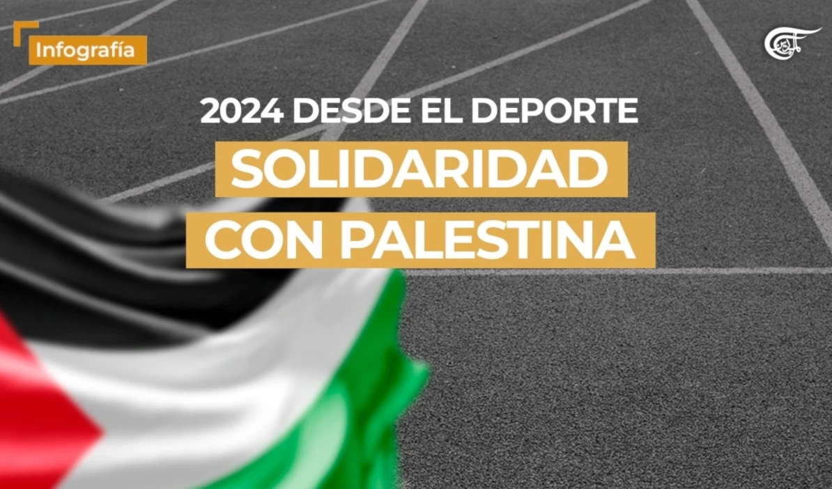 2024 desde el deporte, solidaridad con Palestina