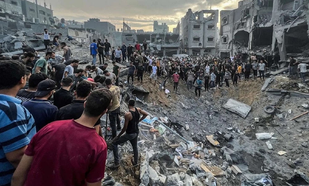 Masacre y destrucción en Gaza.