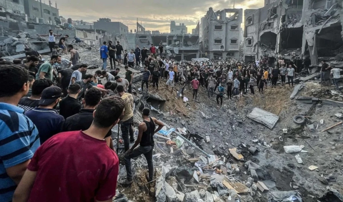 Masacre y destrucción en Gaza.