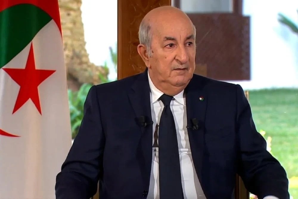 El presidente de Argelia, Abdelmadjid Tebboune.