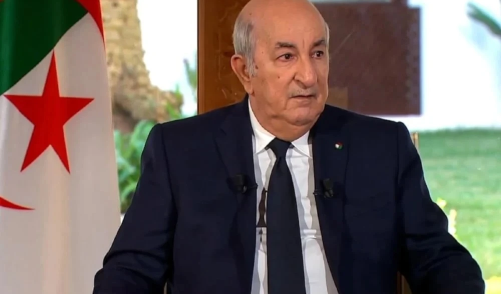 El presidente de Argelia, Abdelmadjid Tebboune.