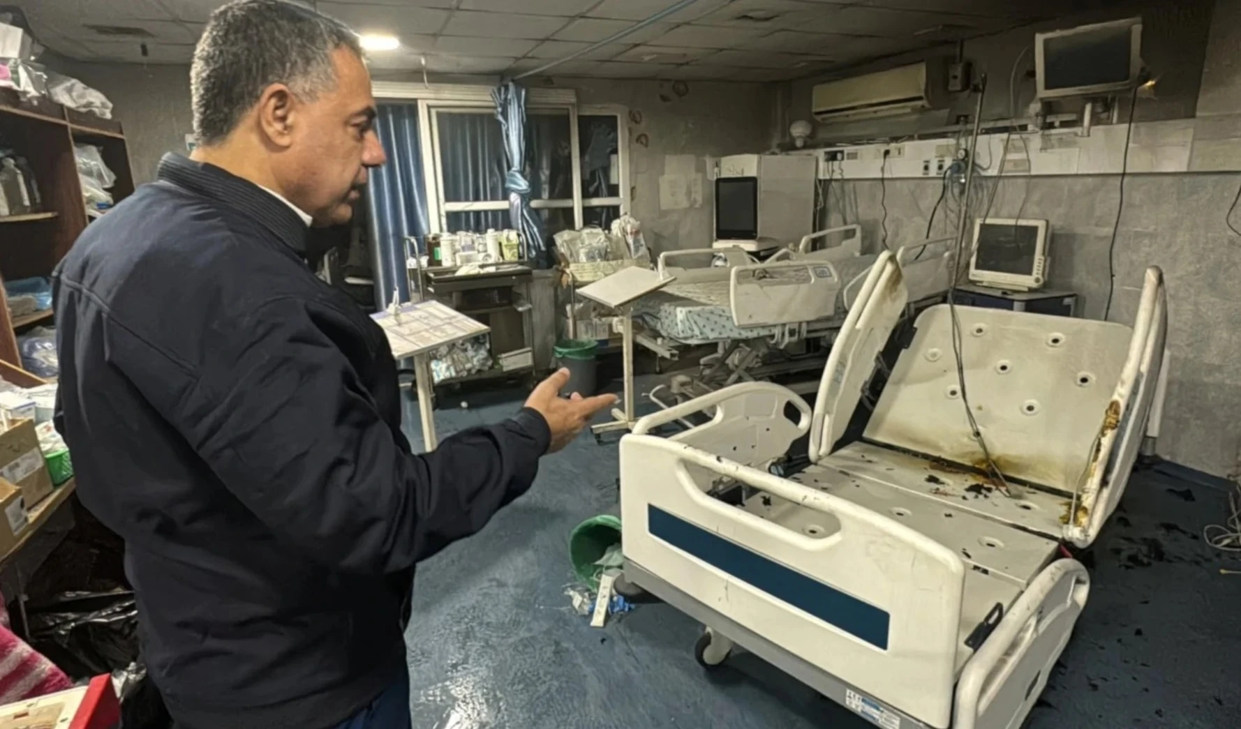 ​Director de hospital en Gaza detenido en polémico centro militar israelí (Foto: Reuters)