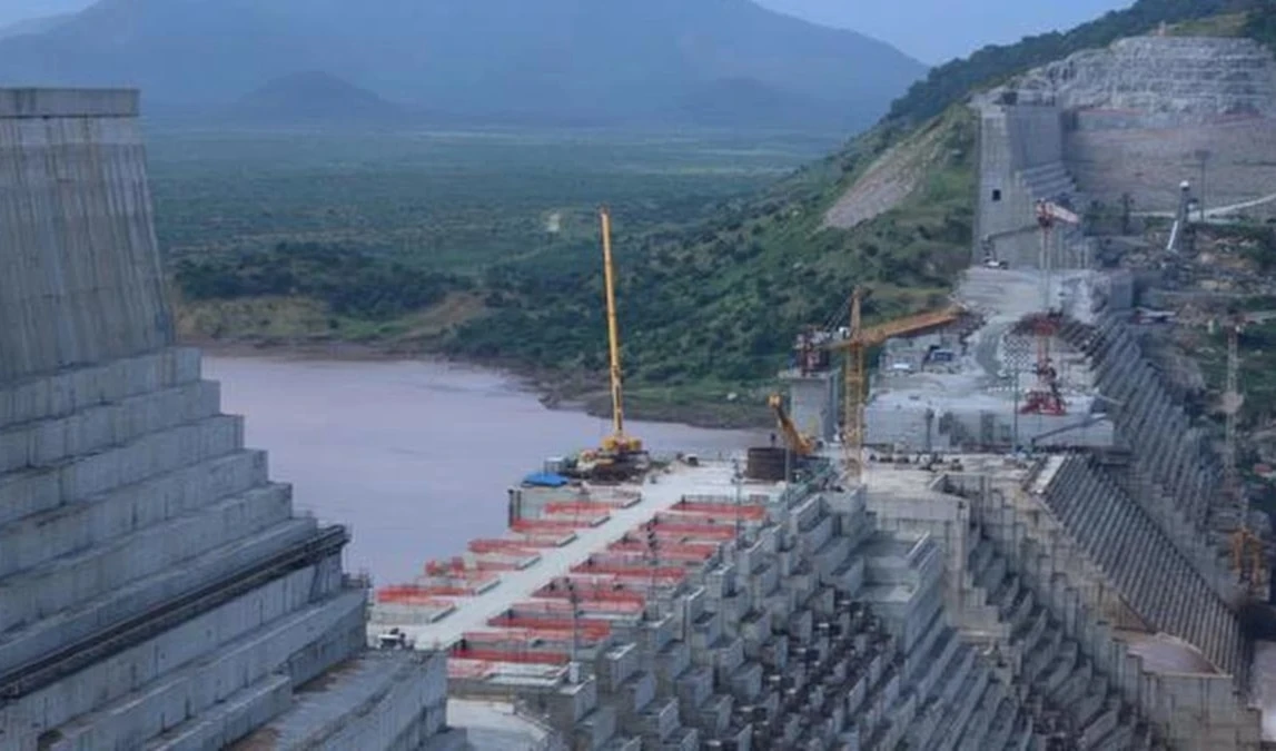 Presa Renacimiento de Etiopía.