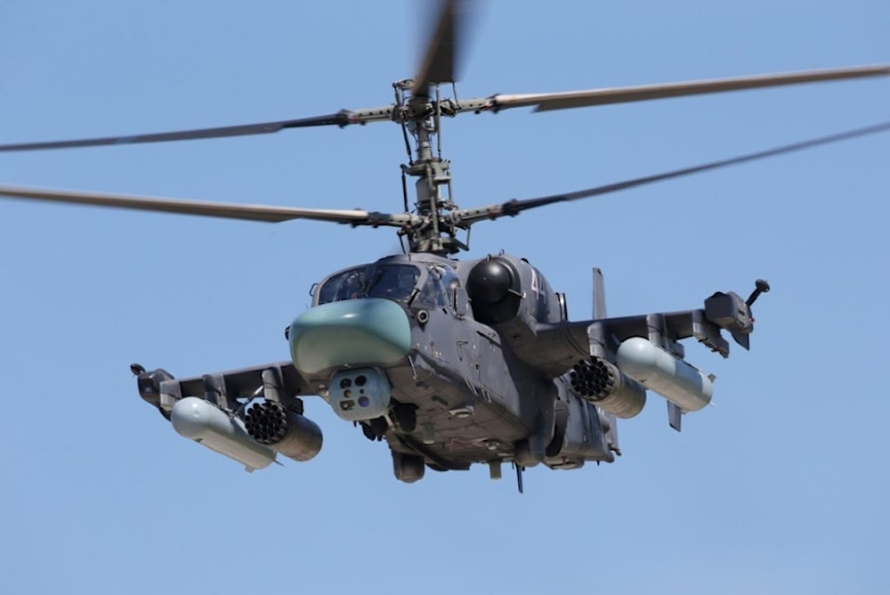 El helicóptero ruso Ka-52M.