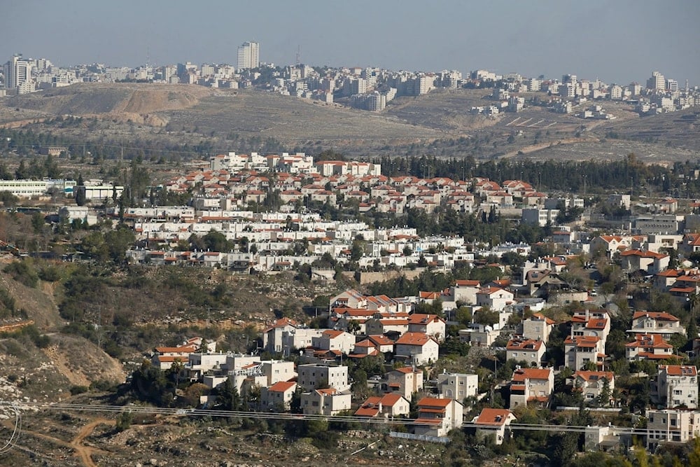 Asentamientos israelíes al norte de la Palestina ocupada. 