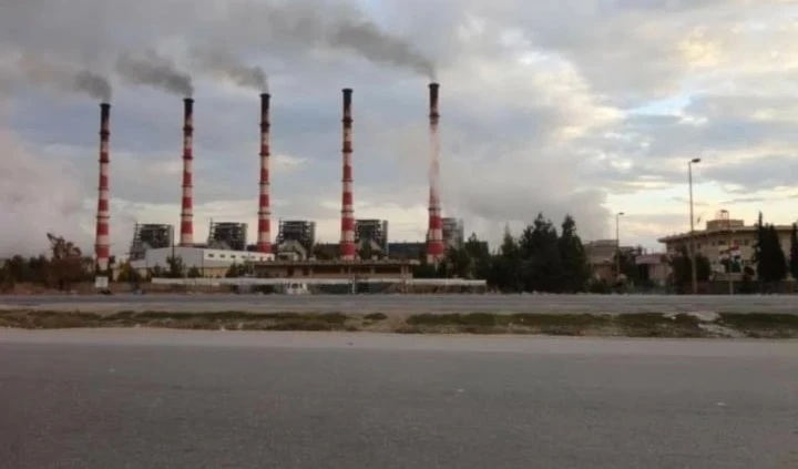 Estación eléctrica de Alepo, Siria.