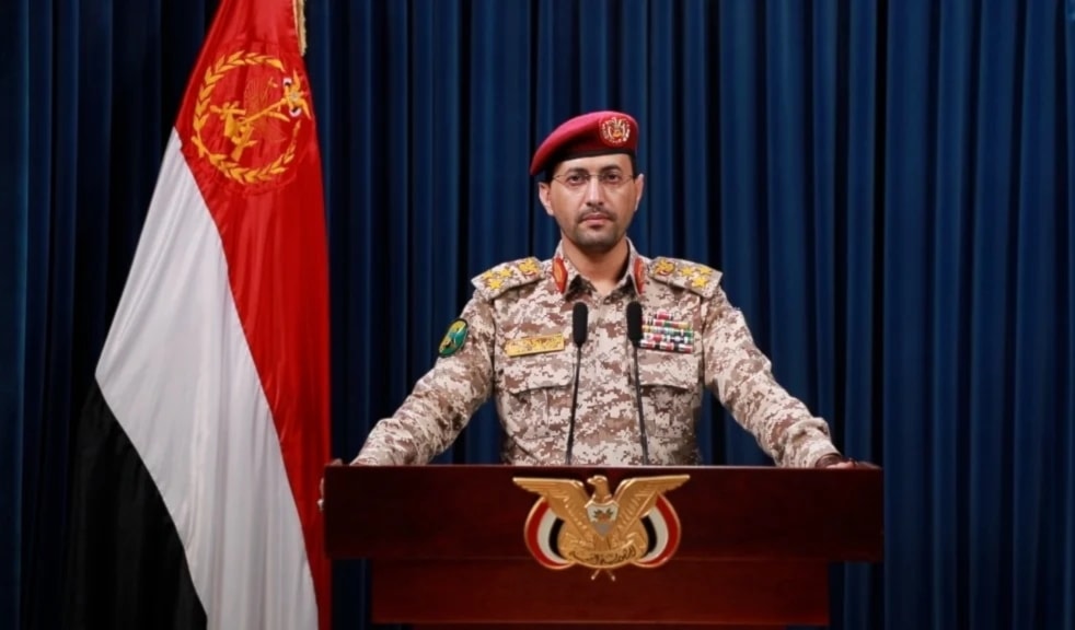 El portavoz de las Fuerzas Armadas yemeníes, el general de brigada Yahya Sari.