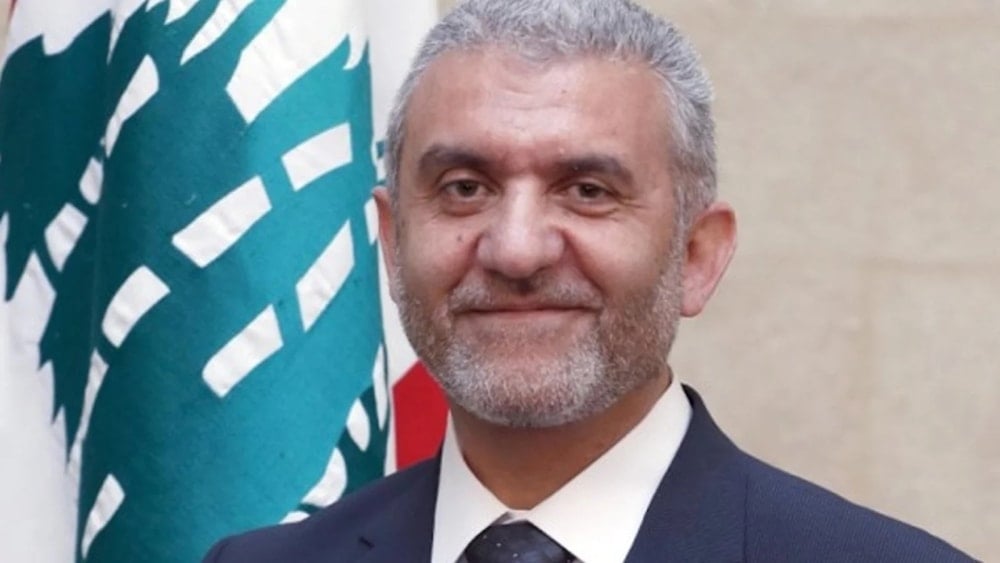 Ministro de Trabajo del gobierno libanés, Mustafa Bayram.