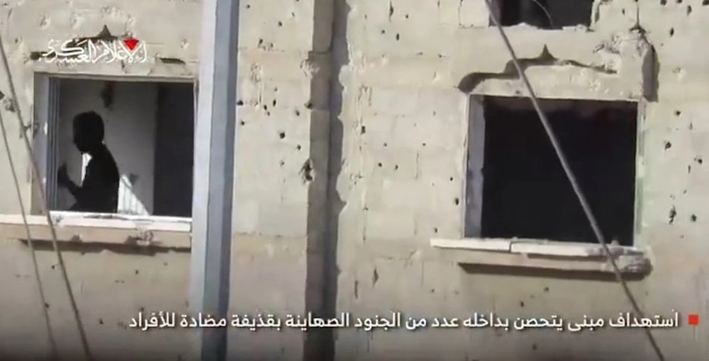 Escenas de una emboscada de la Resistencia palestina en Rafah, sur de Gaza.