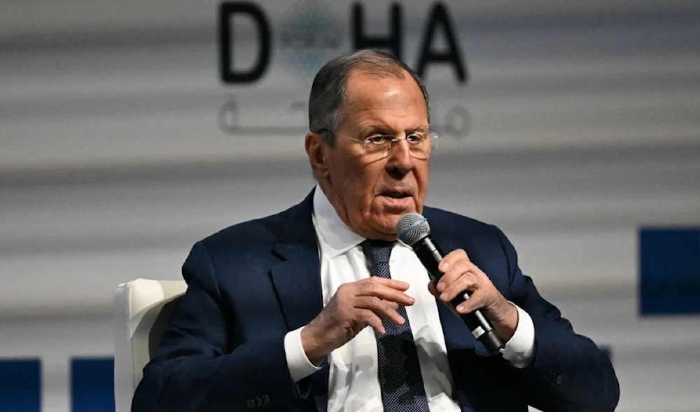  Ministro ruso de Asuntos Exteriores, Serguei Lavrov, en el Foro de Doha. 7 de diciembre de 2024 (Foto: AFP)