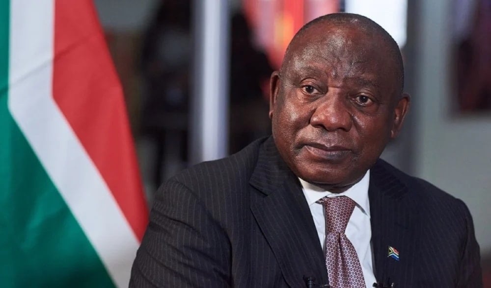 El presidente de Sudáfrica, Cyril Ramaphosa.