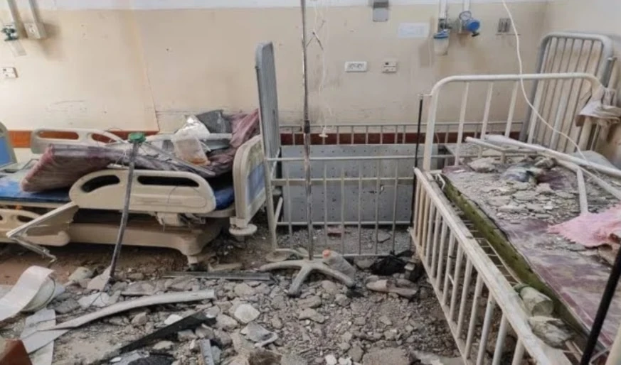 Graves daños en el interior del hospital Kamal Adwan (Foto: Archivo)