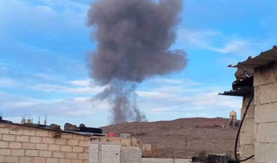 Ataque israelí a la ciudad de Quneitra, en el Golán sirio ocupado.