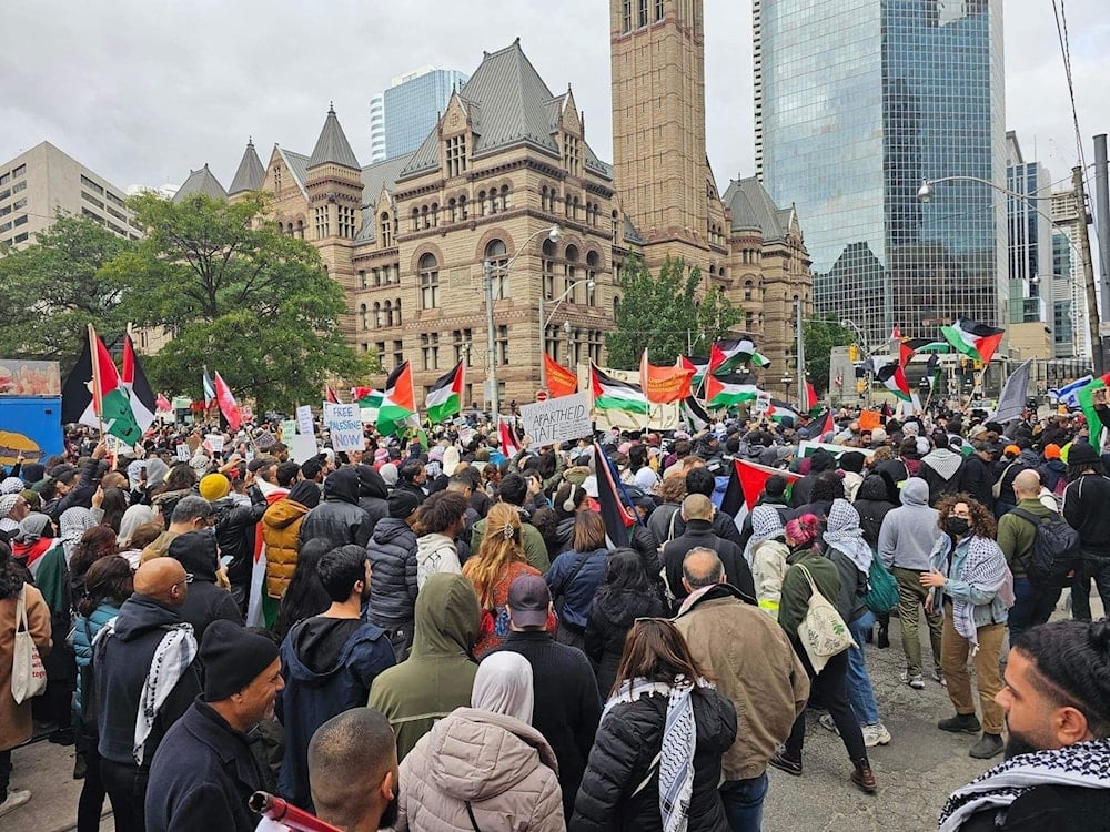 Activistas por Palestina en Canadá gritan a Trudeau: ¡Que vergüenza!