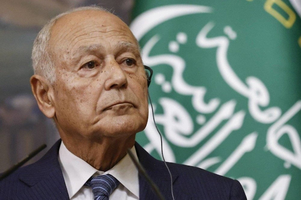 El secretario general de la Liga Árabe, Ahmed Aboul Gheit.