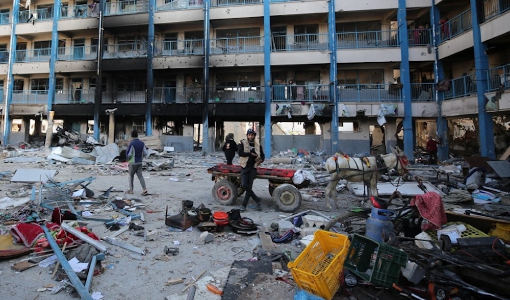 Las escuelas de la UNRWA que sirvieron de refugio a miles de desplazados también recibieron las bombas israelíes. 