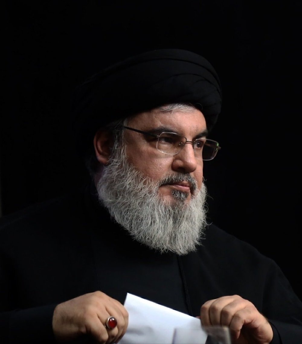 El secretario general de Hizbullah, Sayyed Hassan Nasrallah.