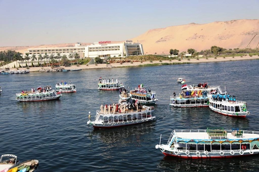 Festival de Asuán reúne a las culturas del mundo en el Nilo, Egipto 