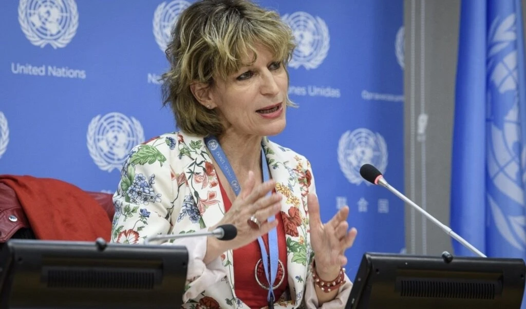 La secretaria general de Amnistía Internacional, Agnes Callamard.