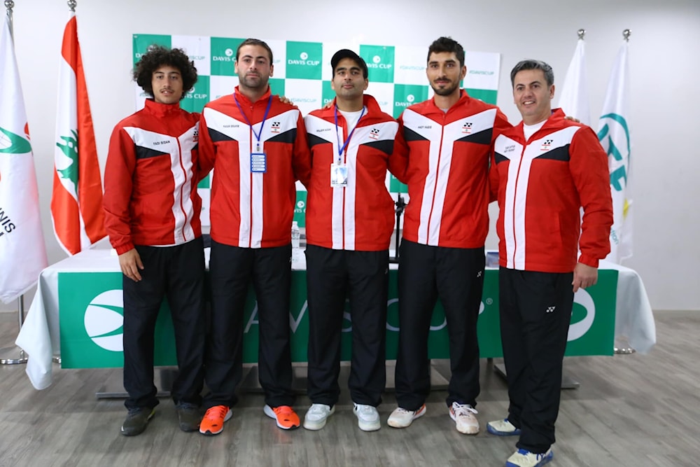 Líbano y Japón empatan en Copa Davis de tenis.