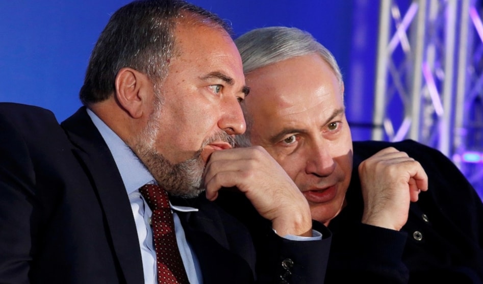 Benjamín Netanyahu y Avigdor Lieberman.