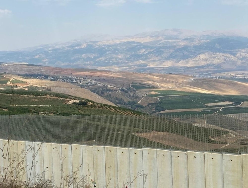  Activación de sirenas en un área abierta en el frente norte israelí.