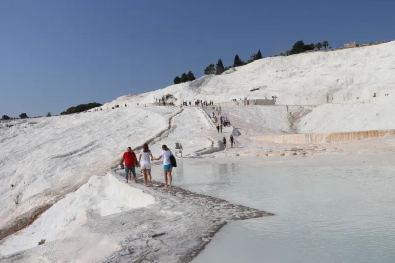 Pamukkale, el palacio de algodón de Turquía. Foto: Anatolia. 