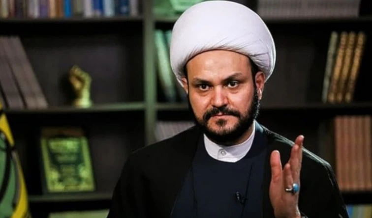 El secretario general del movimiento de resistencia Al-Nujaba en Irak, cheikh Akram al-Kaabi.