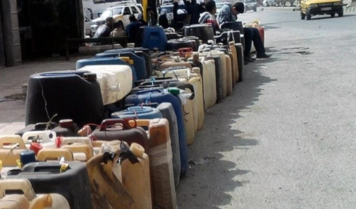 Crisis en el suministro de combustible en el noreste de Siria.