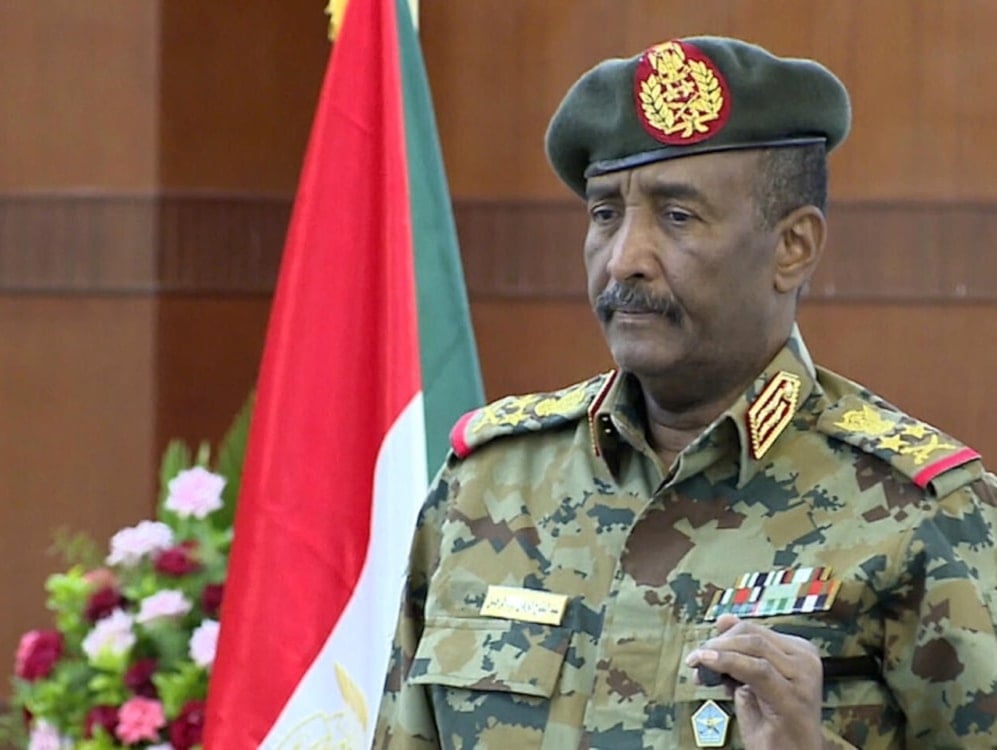 El comandante del ejército sudanés, Abdel Fattah Al-Burhan.