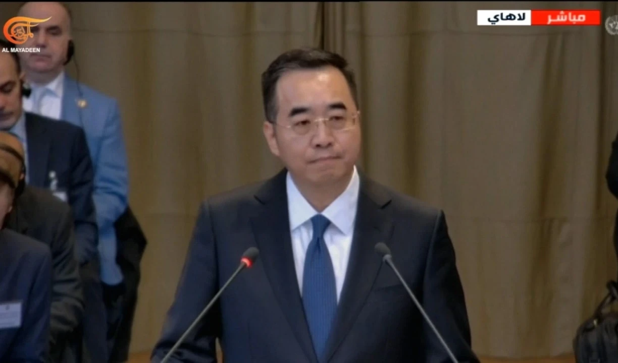 El asesor legal del Ministerio de Relaciones Exteriores de China, Ma Xinmin.