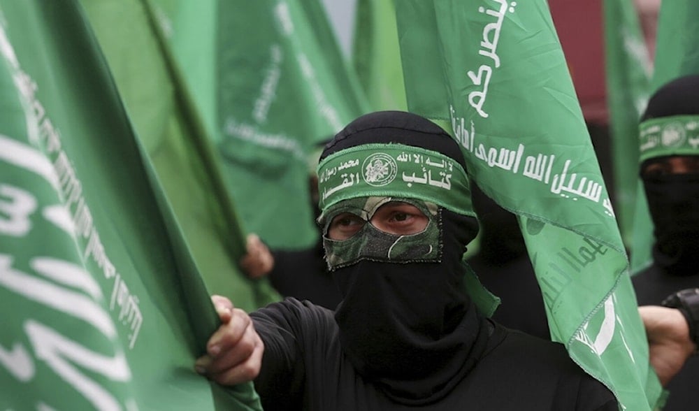 Combatiente del movimiento palestino Hamas.