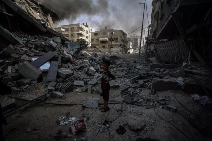 Niño de Palestina. Foto: Agencia de Naciones Unidas para los refugiados 