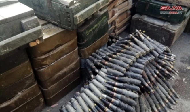 Operación de seguridad contra la organización terrorista Daesh en la región desértica del sur de Siria.