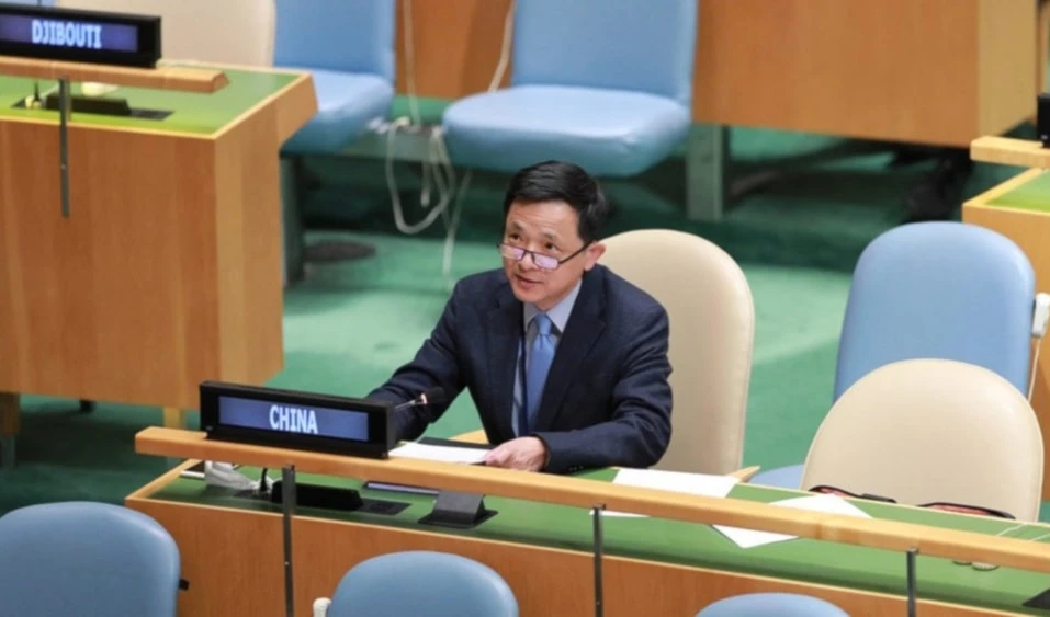 El encargado de negocios de la misión permanente de China ante Naciones Unidas, Dai Bing.