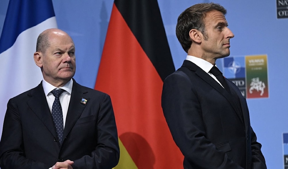 El canciller de Alemania, Olaf Scholz, y el presidente de Francia, Emmanuel Macron en franco desacuerdo.