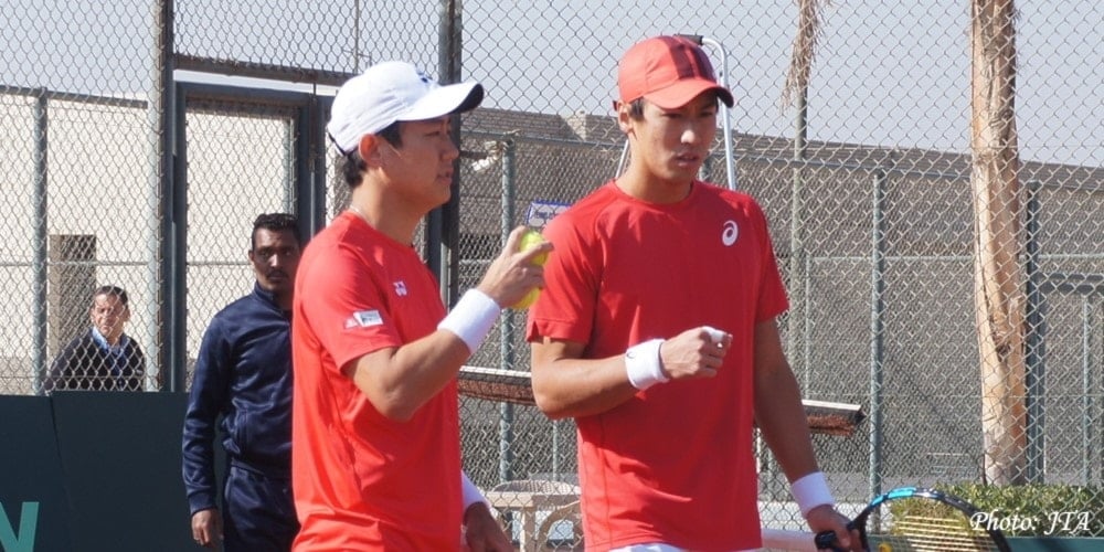 Japón domina serie contra Líbano en Copa Davis de tenis.