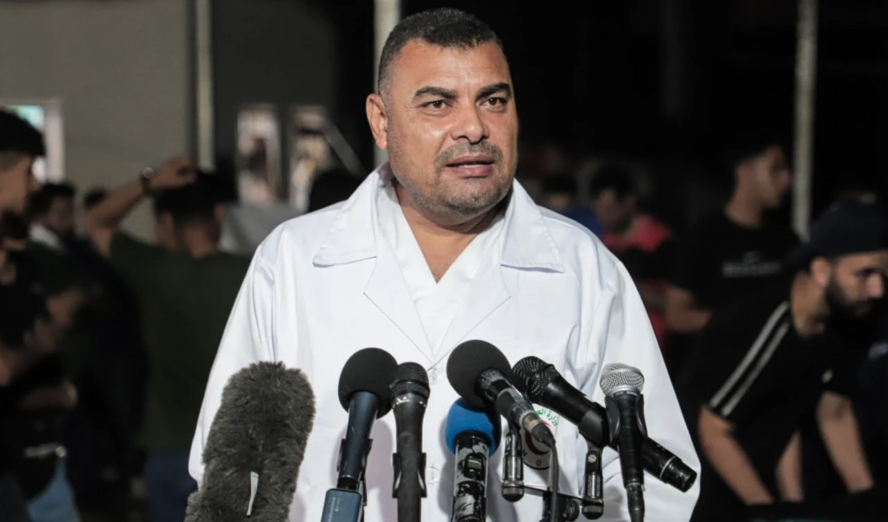 El portavoz del Ministerio de Salud en Gaza, Ashraf al-Qudra.