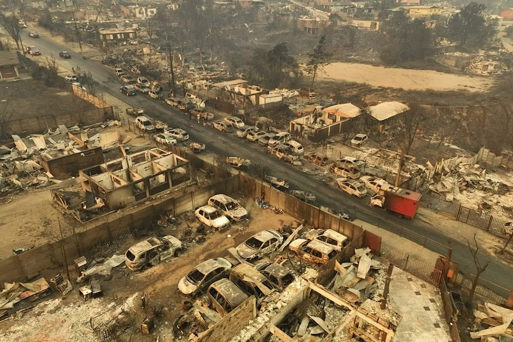 Más de un centenar de fallecidos por incendios forestales en Chile. Foto: AFP. 