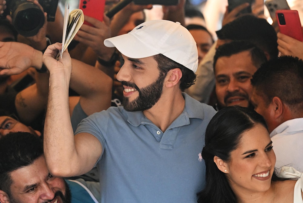 Presidente de El Salvador celebra su reelección