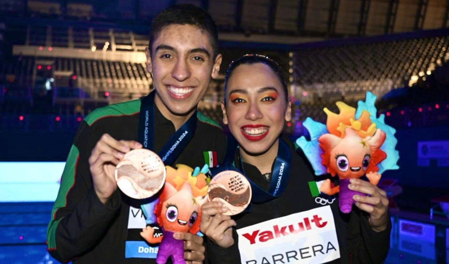 México destaca en mundial de deportes acuáticos.