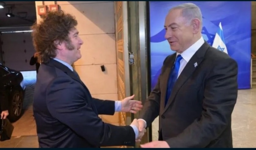 Durante su visita a los territorios ocupados, Javier Milei demostró su acercamiento con el régimen de Benjamín Netanyahu.