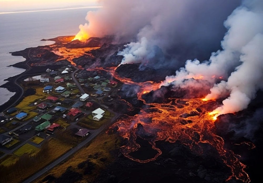  Grindavík, enero de 2024. 