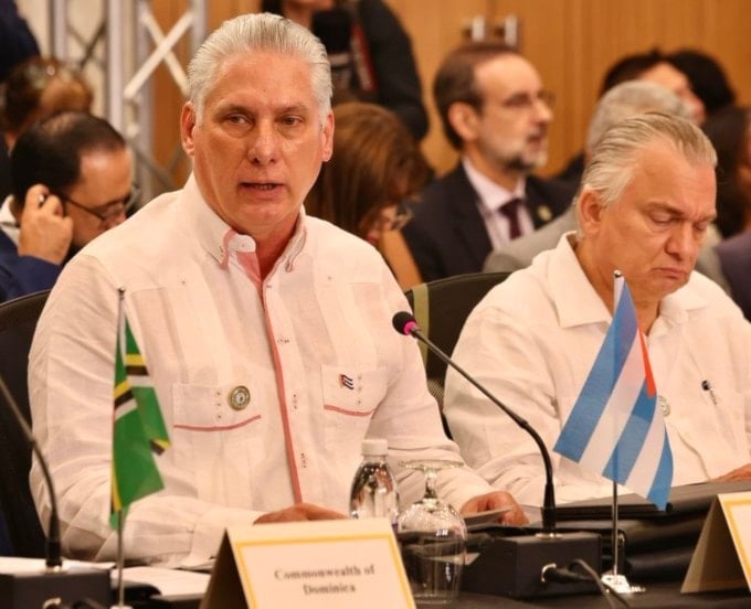 El presidente de Cuba, Miguel Díaz-Canel Bermúdez.