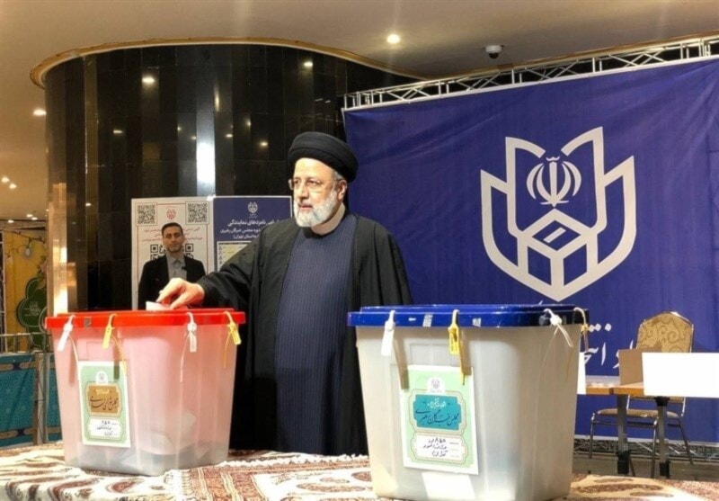 El presidente de la República Islámica, Ebrahim Raisi, refrendó su derecho al voto