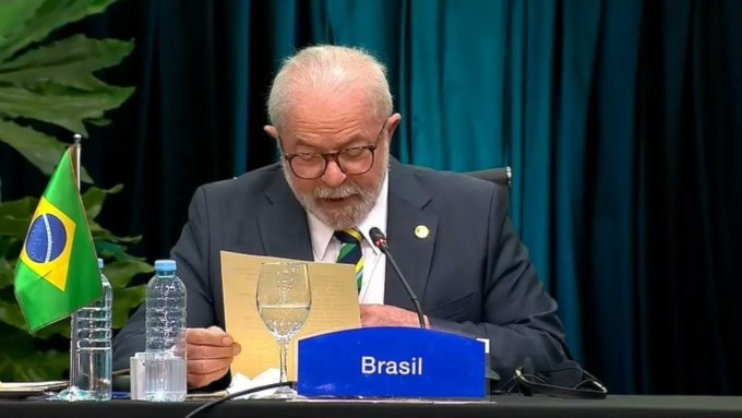 El presidente de Brasil, Luiz Inácio Lula da Silva.