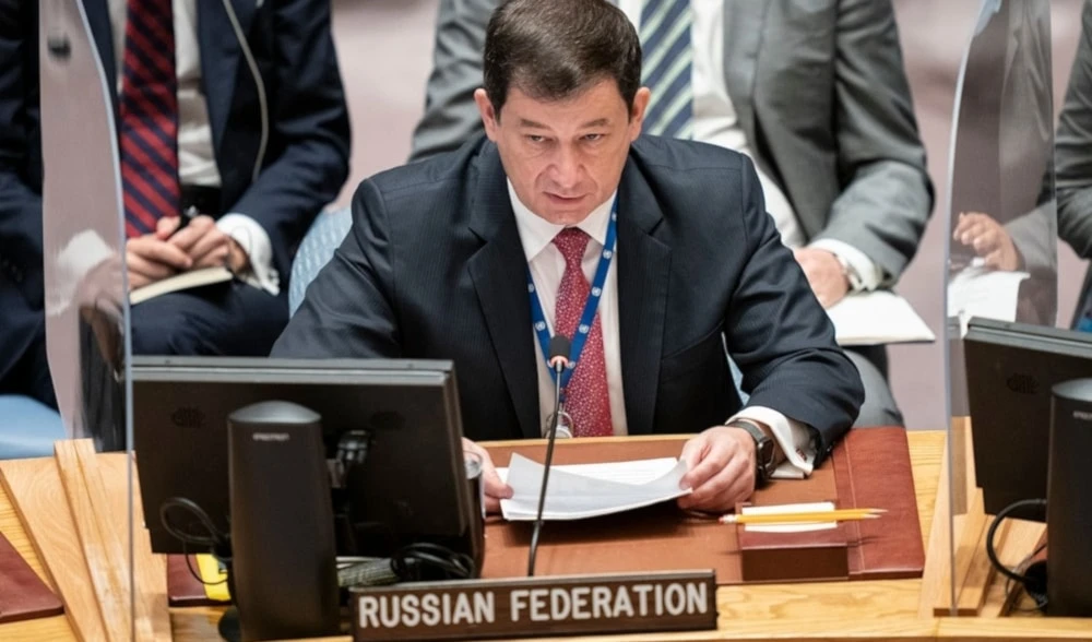 Subdelegado ruso ante las Naciones Unidas, Dmitry Polyanskiy.