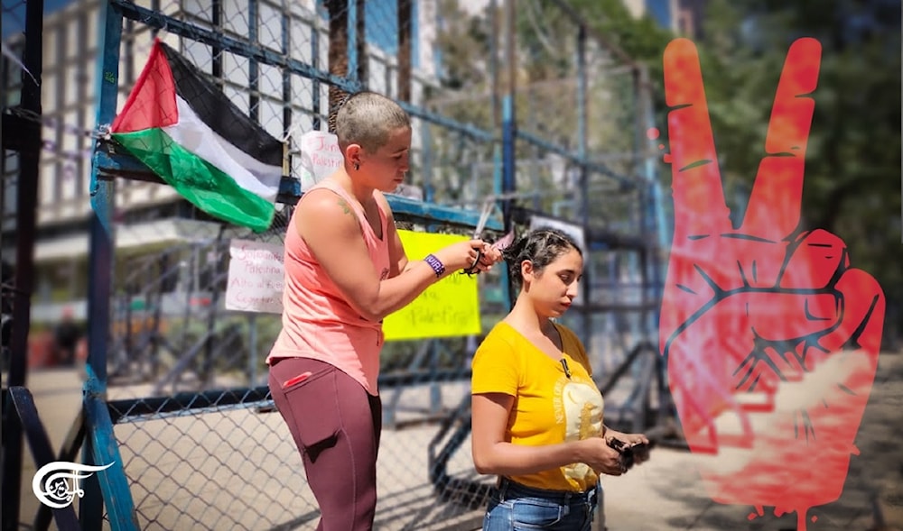 Mujeres de Cuba cortan su cabello en solidaridad con Palestina