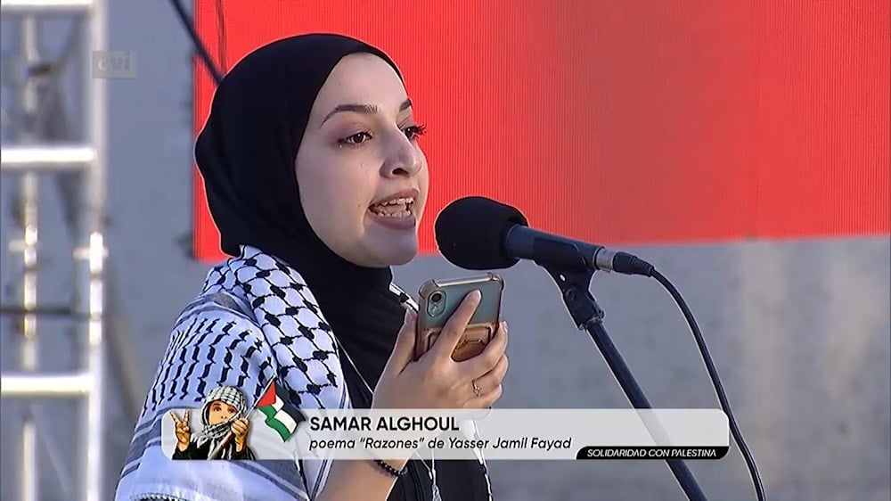 Samaer Alghou, estudiante palestina en Cuba. 